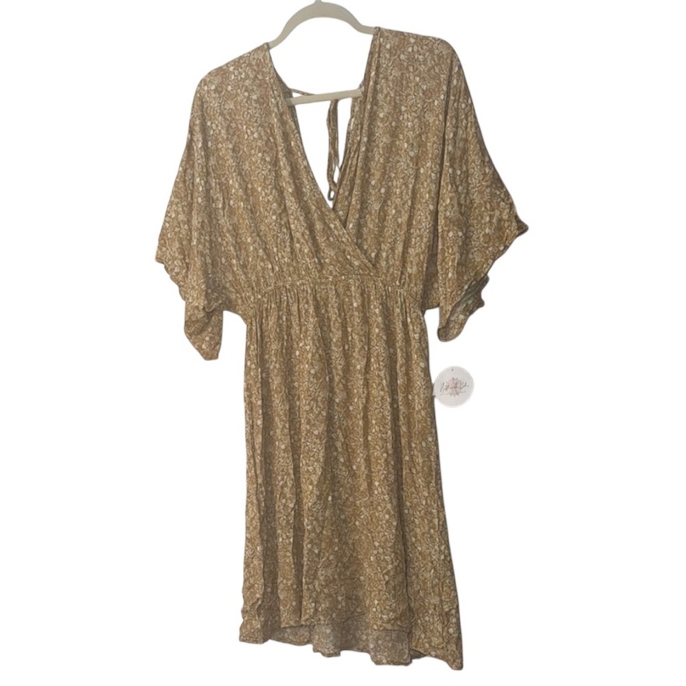 Honeyme Wrap  Front Short Dress Size L